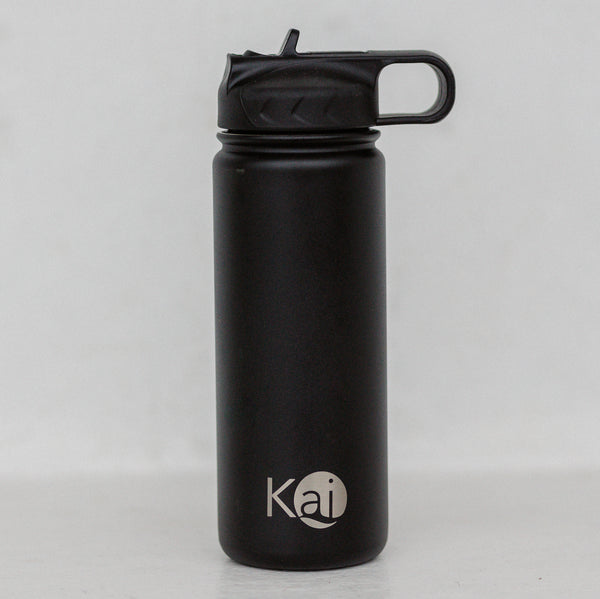 Black Kai Bottle Straw Lid