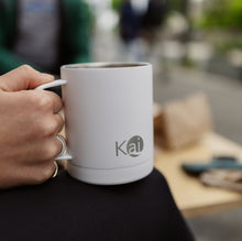 Load image into Gallery viewer, White Kai Mug With Travel Lid
