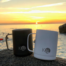 Load image into Gallery viewer, White Kai Mug With Travel Lid
